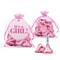 12ct It's a Girl Candy Baby Shower Party Favors Organza Bags with Milk Chocolate Kisses (12 Pack)